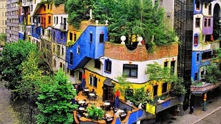 Hundertwasser House  The most beautiful buildings in Austria [upl. by Nahtanoy]