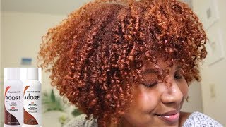 DYEING MY HAIR COPPER REDORANGE Using Adore Cinnamon amp Cajun Spice [upl. by Rolando197]