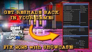 Reshade FIX  2023  Install with Showcase  gtav lspdfr reshade [upl. by Attesoj]