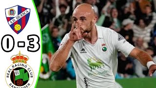 SD Huesca vs Racing Santander 03 Resumen  LaLiga Smartbank 2024 Efootball Game Play [upl. by Neroc]