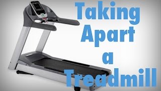 Taking Apart a Treadmill [upl. by Essilrahc]