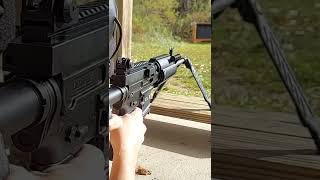 Fightlite MCR Beltfed AR RapidFire Perfection Binary Trigger rapidfire ar15 shooting [upl. by Nations]