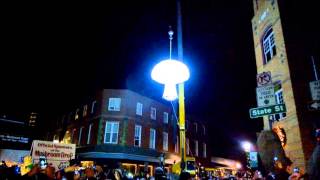 Kennett Square PA  New Years Eve Mushroom Drop 2014 [upl. by Ahiel]