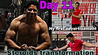 Day 11 steroids transformation for birthday challenge  my first advertisement DONE [upl. by Adil]