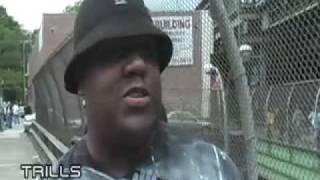 Notorious BIG GRAVY at Q Da Kids quotOn A Missionquot video shoot TRILLS TV [upl. by Sabanrab]