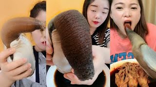 Chinese Girl Eat Geoducks Delicious Seafood 17  Seafood Mukbang Eating Show [upl. by Lyda]