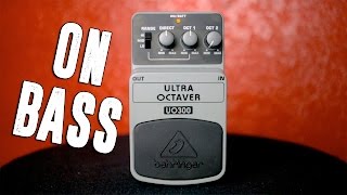 Behringer UO300 Ultra Octaver Bass Demo [upl. by Rubma]