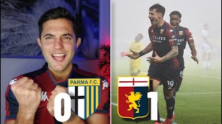 PARMA  GENOA 01  POST PARTITA E TORNATO IL GENOA TRE PUNTI PESANTISSIMI [upl. by Nylrebmik]