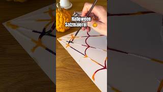 Malen mit Salz funforkids diy kidscrafts halloween experiment kindergarten forkids kids [upl. by Linnet]