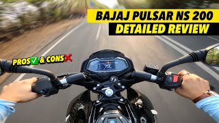 Bajaj Pulsar NS 200 New Model 2024 Ride Review [upl. by Macegan]