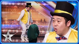 Bikoon has Judges LOLing as they perform with BAG  Auditions  BGT 2024 [upl. by Irret128]