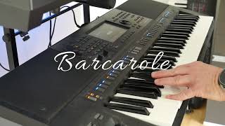 Barcarole  A Classical Song By Jacques Offenbach Played On The Yamaha PSRSX700 Keyboard [upl. by Gilud837]