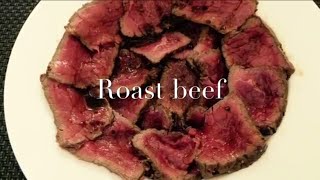 How to make basic roast beef 誰でも作れるローストビーフ [upl. by Alsworth]