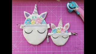 Unicorn Coin Purse by Lisey Designs [upl. by Nahtnhoj]