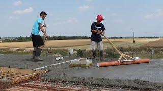 054 Betonování MIAKO stropu  Dodavatel CEMEX  Svépomocí ŽIVĚ [upl. by Mcmath]