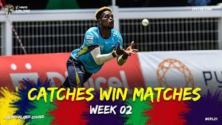 Catches Win Matches  Week 2  CPL 2021 [upl. by Frerichs]