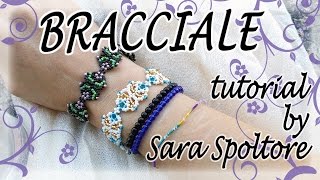 Tutorial bracciale super facile con perline  Come fare un braccialetto con perline [upl. by Stein]