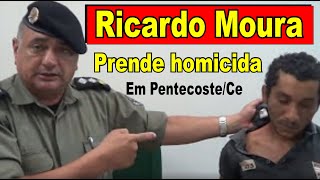 Major Ricardo Moura apresenta homem que matou mulher em Pentecoste [upl. by Enirrok]