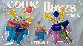 Tutorial COME LLAVES a crochet Paso a paso super facil DIY [upl. by Stoneman891]