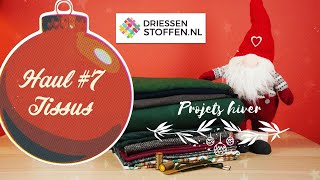 Haul tissus 7 Driessenstoffen projets hiver [upl. by Isabelita937]