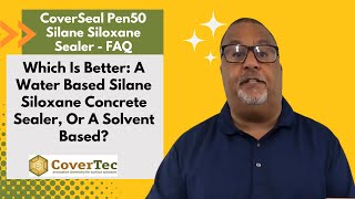 Which Is Better  A Water Based Silane Siloxane Concrete Sealer Or A Solvent Based Product [upl. by Ehcrop]