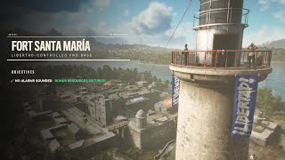 Far Cry 6 Fort Santa Maria Walkthrough  Stealth Base Capture  Capture FND Base  What If Gameplay [upl. by Namad744]