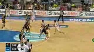 Greece Vs Germany 2005 Eurobasket Final Highlights [upl. by Cully]