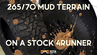 26570 Mud Tires On A Stock 2022 Toyota 4Runner [upl. by Aiykan]