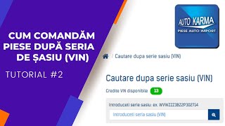 Cum poţi comanda Piese Auto după seria de șasiu VIN pe AutoKarma [upl. by Fredela]