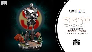 Statue Iron Giant and Hogarth Hughes  The Iron Gigant  Demi Scale 120  Iron Studios [upl. by Charlean]