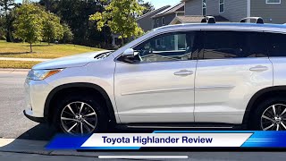 Toyota Highlander Owner Review [upl. by Alitta]