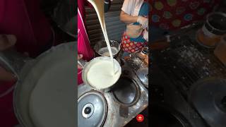 Poormans Pancake Khanom Thangtaēk in A Thai Festival [upl. by Anawd]