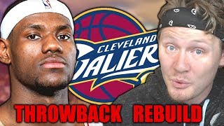 THROWBACK REBUILD 2003 CAVALIERS ROOKIE LEBRON NBA 2K19 [upl. by Oiluig394]