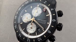 Bremont Supermarine Chronograph Jet Black SMARINECHRONOJETRS Bremont Watch Review [upl. by Pavlish]