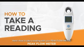 How To Take a Reading  Peak Flow Meter [upl. by Nyram]