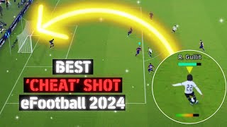 THIS Shot is a CHEAT 😲🔥 KnockOn Shot Tutorial in eFootball 2024 [upl. by Ecerahs]