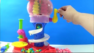 Unboxing Play Doh Candy Cyclone Playset Sweet Shoppe Make Gumballs Candies Lollipops Gumball Machine [upl. by Sidoma567]