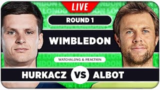 HURKACZ vs ALBOT • Wimbledon 2024 • LIVE Tennis Talk Watchalong [upl. by Isdnyl]