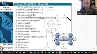 TEMA 6 ALQUENOS  TEMARIO [upl. by Wainwright189]