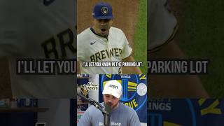 Adames and Winker trash talk after gametying triple a breakdown mets brewers mlb baseball [upl. by Etan766]