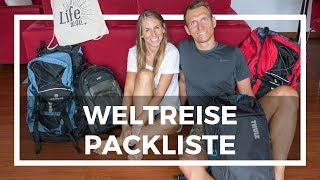 Weltreise Packliste • Update amp Tipps nach 25 Jahren Weltreise [upl. by Maxma]