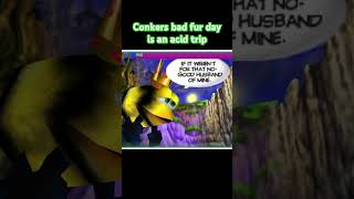 Conkers bad fur day is an absolute acid trip of a game conkersbadfurday nintendo64 ratedm [upl. by Shelden]