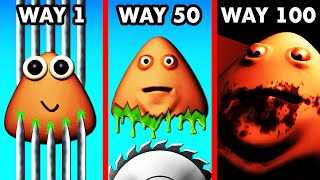 100 WAYS To DESTROY POU [upl. by Analed]