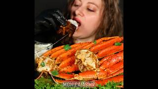 SNOW CRAB SEAFOOD BOIL MUKBANG  CHEESE ALFREDO SAUCE  OXTAILS MUKBANG  SEAFOOD mukbang asmr [upl. by Yoshi]