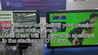 stadiumAMP demo English version cheering sports onlineevent [upl. by Keisling]