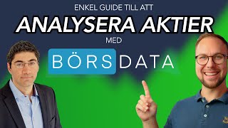 ANALYSERA AKTIER med BÖRSDATA för nybörjare [upl. by Temp]