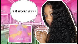 Reshine hair review 4x4 Water Wave wig NOT SPONSORED [upl. by Yager]