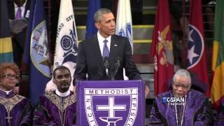 President Obama delivers Eulogy – FULL VIDEO CSPAN [upl. by Tekcirc]