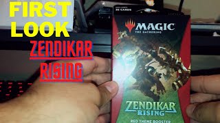 EXCLUSIVE LOOK Zendikar Rising Red Theme Booster [upl. by Enovaj433]