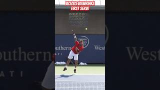 VICIOUS Wawrinka First Serve Super Slow Motion tennis shorts wawrinka [upl. by Cowles30]